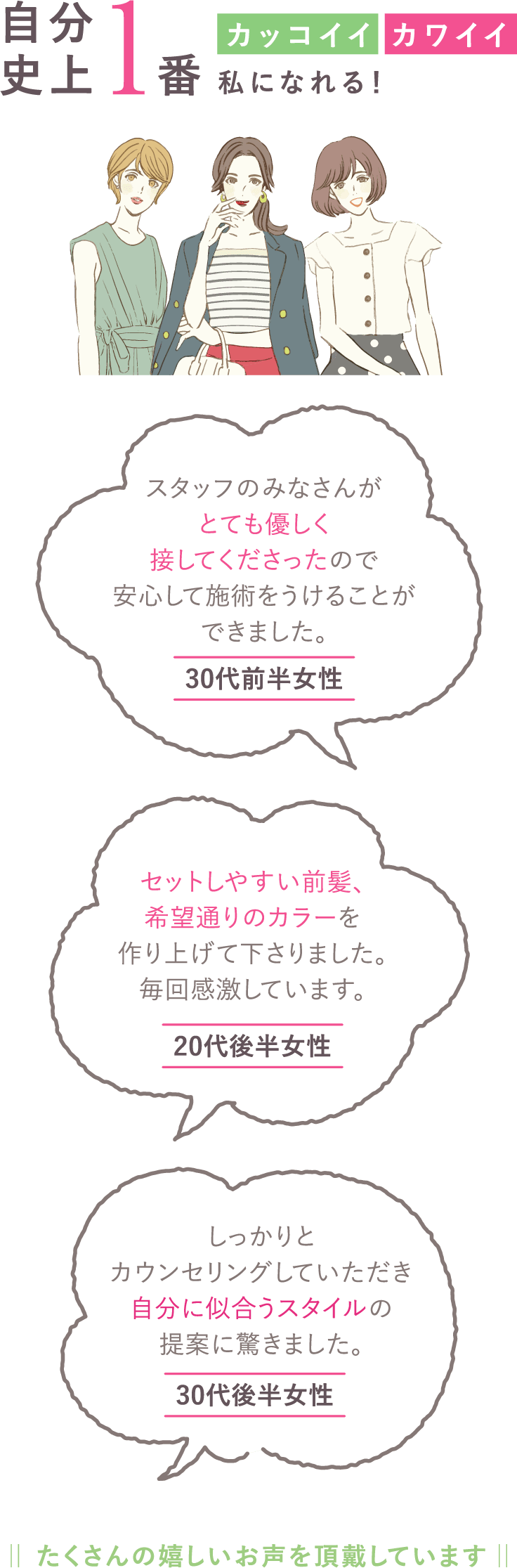 自分史上1番カッコイイ カワイイ 私になれる！