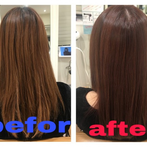 ツヤツヤにします