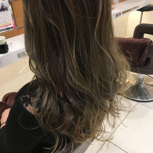 ブルーアッシュカラー☆美容室BASSA江古田店