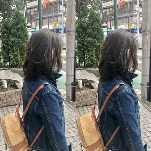 福永のハイライトヘアカラー★美容室BASSA江古田店