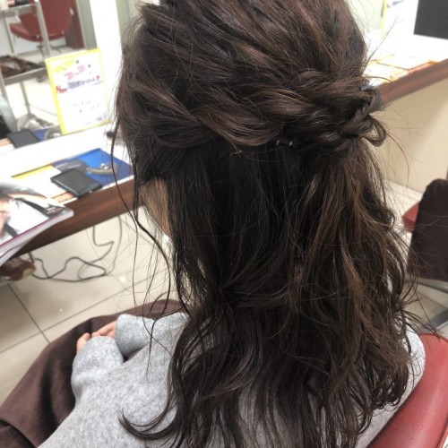 結婚式ヘアセット