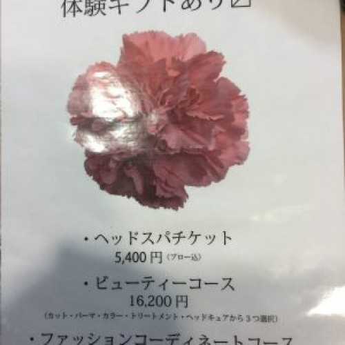 母の日に美容院で体験ギフトをプレゼントしませんか?BASSA新所沢店