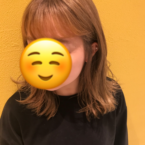 切りっぱなしカット☆