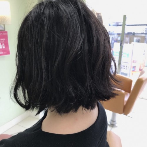 暗髪でも軽いボブstyle!美容室BASSA江古田