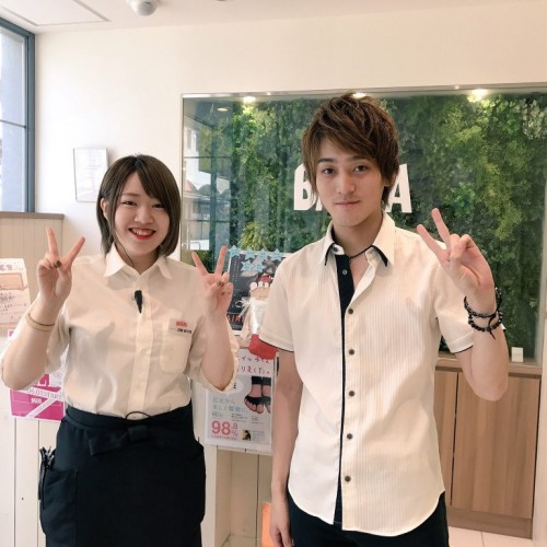 サロン見学レポート 7! ブログ3回目の登場♫ 『窪田理容美容専門学校』より学生さんがサロン見学に来てくれました^ ^