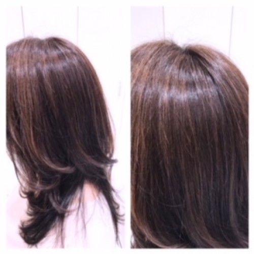 グレイカラー(白髪染め)も明るくおしゃれにカラーリング!