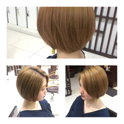 ブリーチ毛だってストレート ❤︎