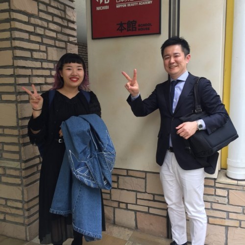 『日本美容専門学校』にて授業をさせていただきました!