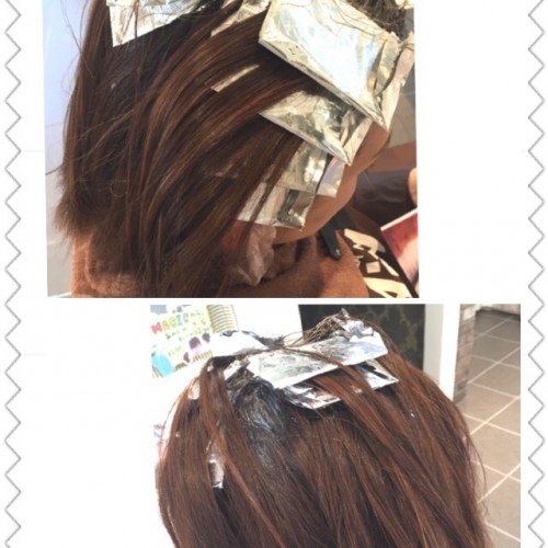 イルミナカラー レシピ③ ホイルカラーでダメージレス