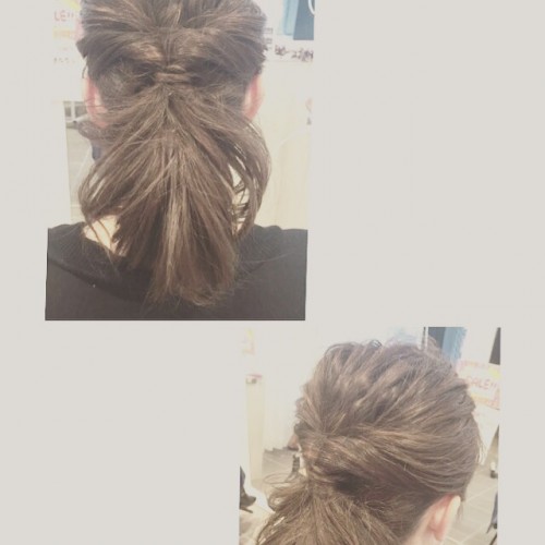 ボブでも出来る簡単ヘアアレンジ