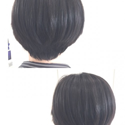 ばっさりカット!ショートでキレイシルエット
