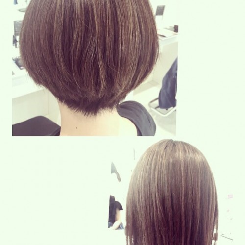 夏カラー ブリーチハイライトで透明感カラー