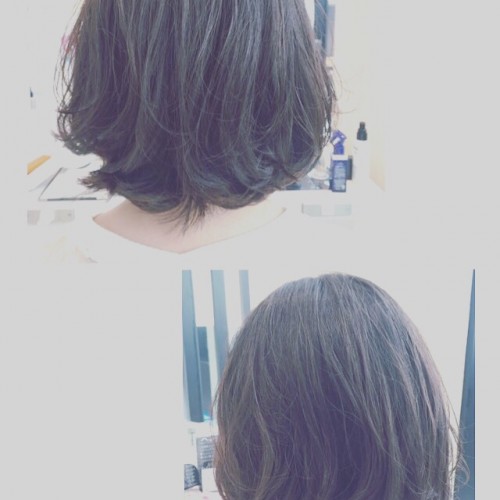 ハンドブローだけでコテ巻き風!スタイリングが楽になるデジタルパーマ