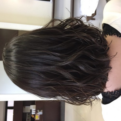 デジタルパーマでおしゃれ女子