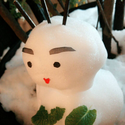 雪でも元気に営業中!!