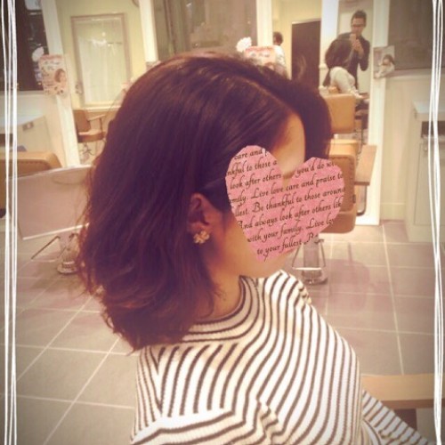 髪質改善パーマ。