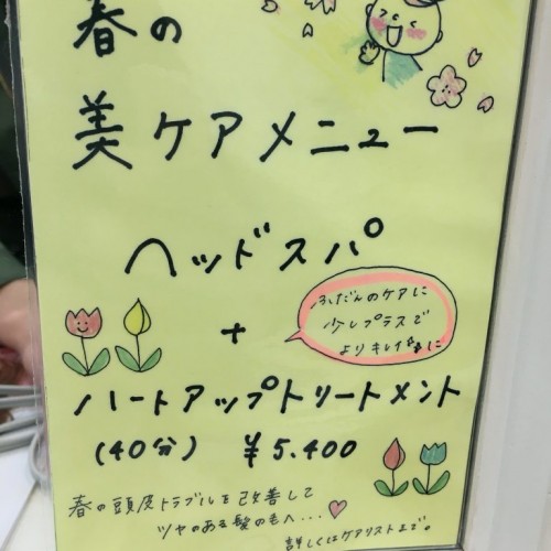 春 美ケアメニュー