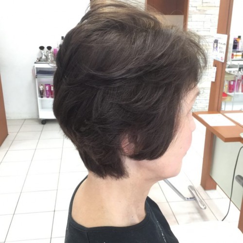 ★前下がりのショートスタイルで美フォルムへ★