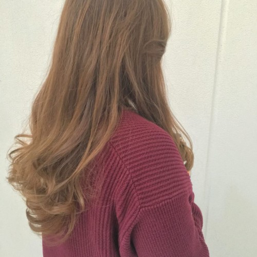 ロングヘアにオススメ!「ベージュ💛ナチュラルグラデーション」