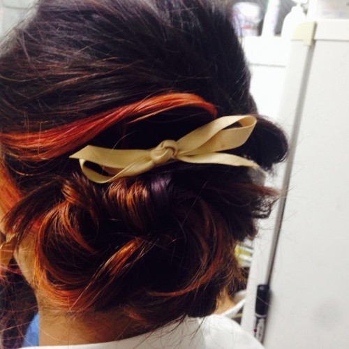 staffヘアアレンジ