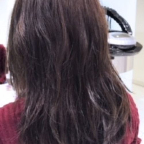 デジタルパーマで作るくせ毛風ナチュラルウェーブ