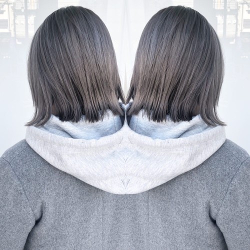 透明感ラベンダーグレージュ!