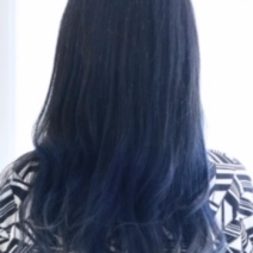 グラデーションカラー☆人気のバイレヤージュ(ネイビーカラー)