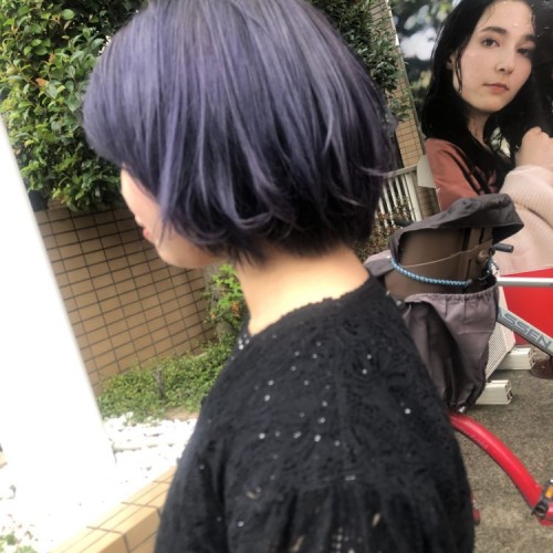 新所沢でパープルカラーできます!!