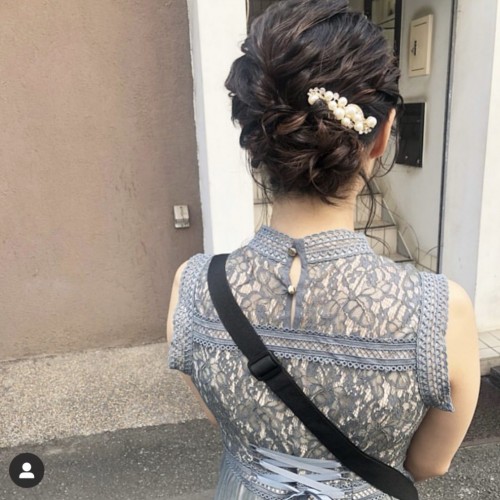お呼ばれヘアセット ☆