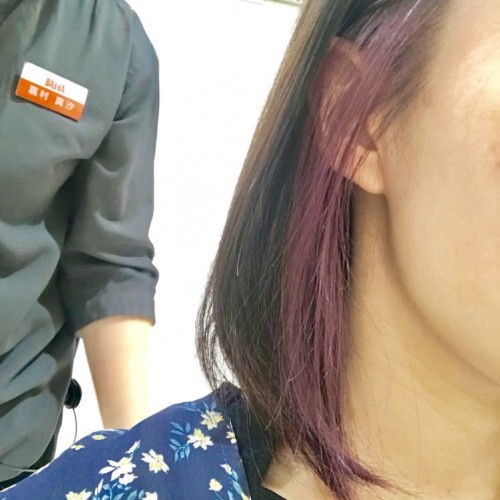 隠れインナーカラー!!