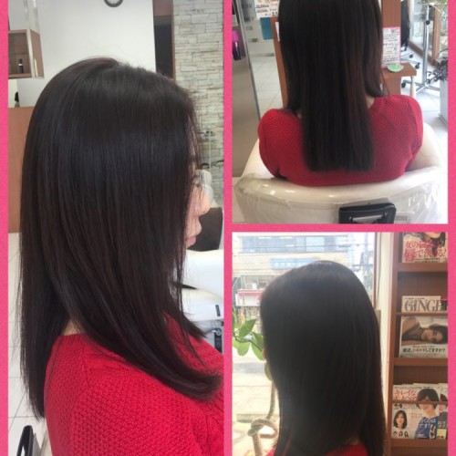 【ナチュラルコスメストレート】自然にまとまるストレート