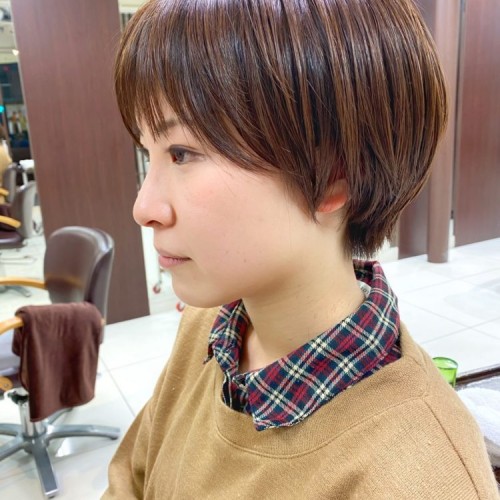 似合わせカット☆春のイメージチェンジ☆丸みショートで大人可愛く☆BASSA花小金井☆花小金井美容室☆