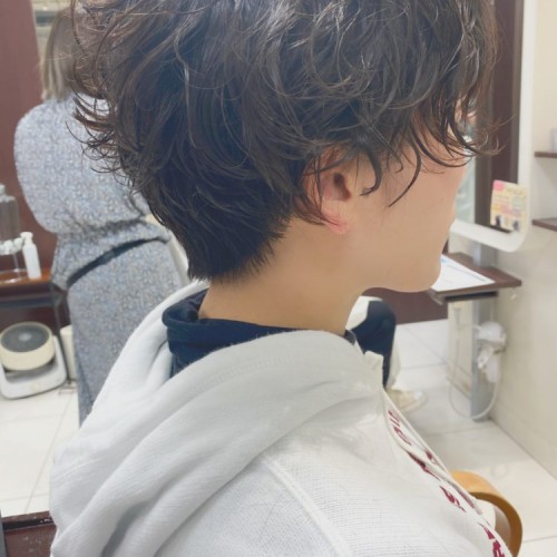 春のショートパーマ☆スタイリング3分☆花小金井サロン☆花小金井美容室☆