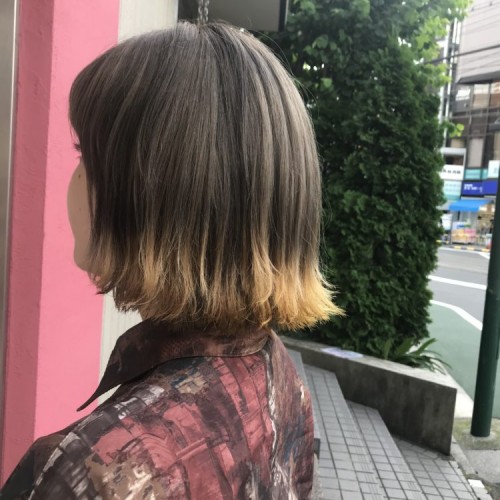 裾カラー×yellow