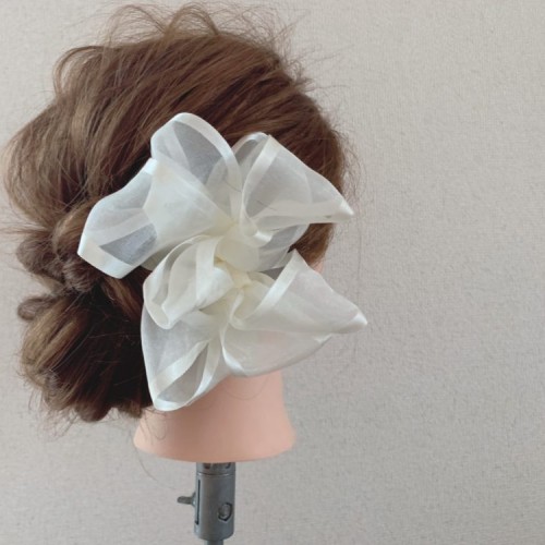 紐アレンジ!お家ヘア、二次会ヘアにも????