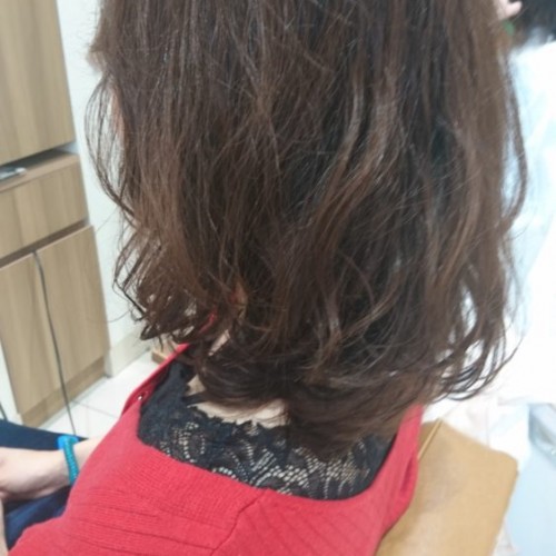 フワフワパーマスタイル