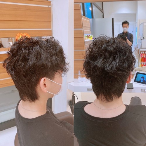 メンズパーマスタイル!