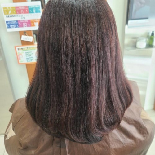 ☆イルミナカラーコーラル☆お客様に染めてみました★BASSA新所沢・上石神井