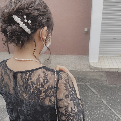 お呼ばれhair set????♀️????
