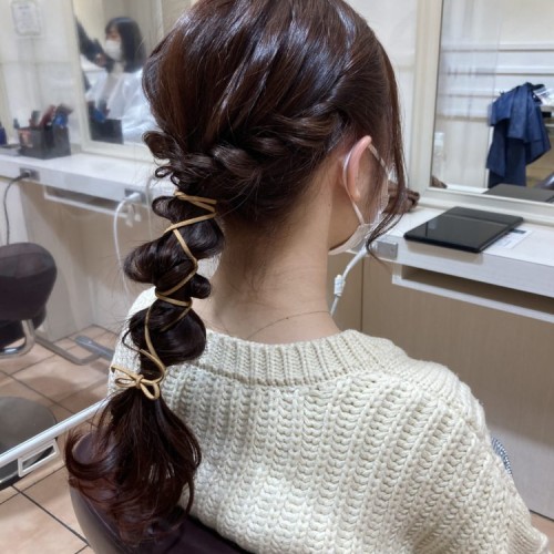 紐を使ったアレンジ