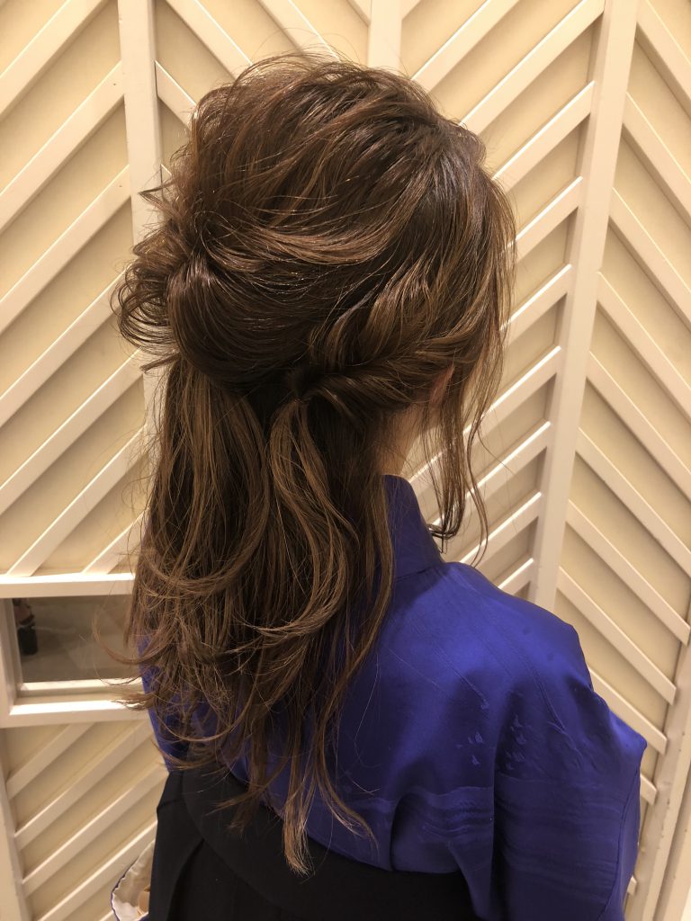 入社式ヘアアレンジ！！