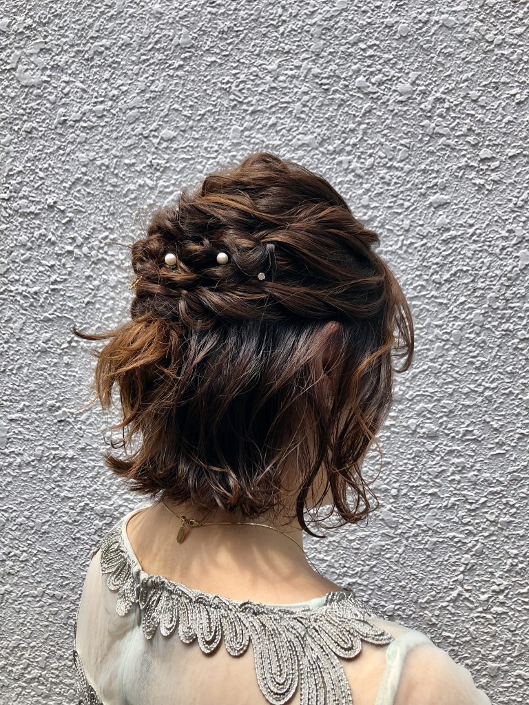 お呼ばれヘアセット ☆