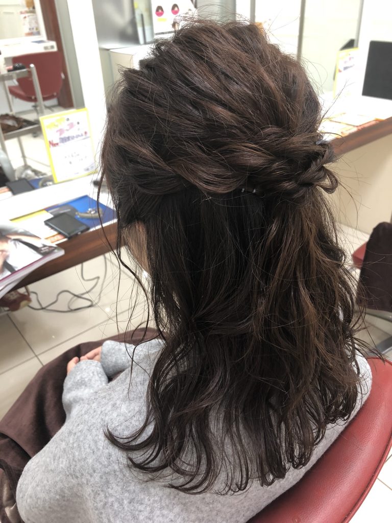 結婚式ヘアセット