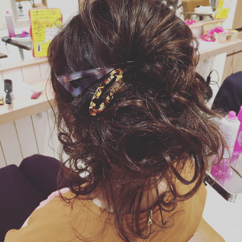 スタッフヘアアレンジの巻