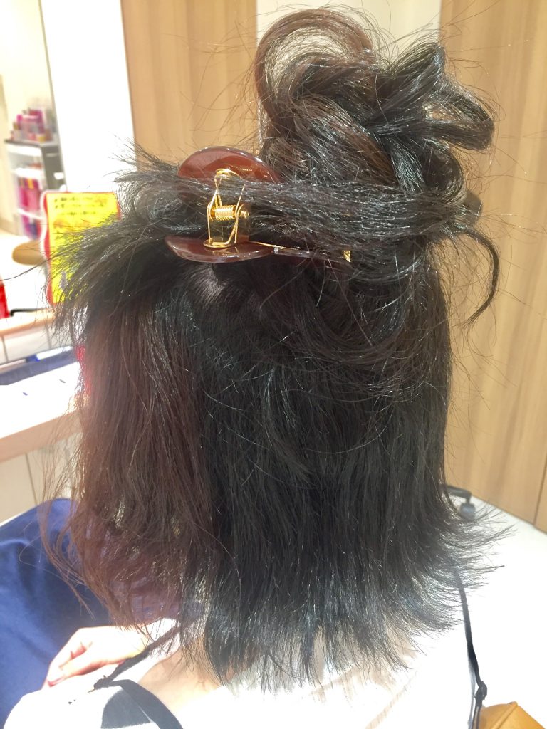 ボブのヘアアレンジの巻