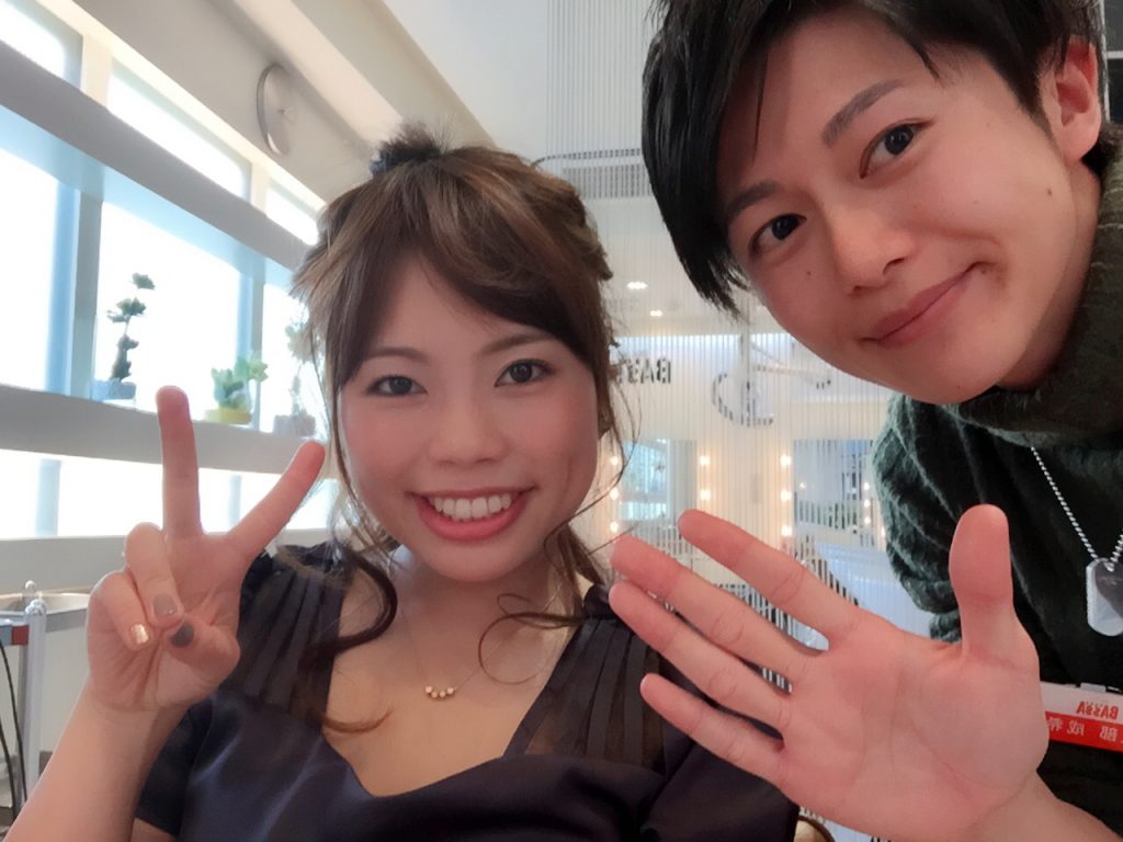 結婚式のヘアセット、ヘアメイクも！*(^o^)/*