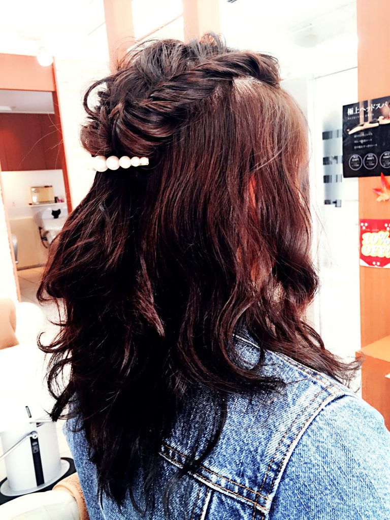 お客様ヘアアレンジ