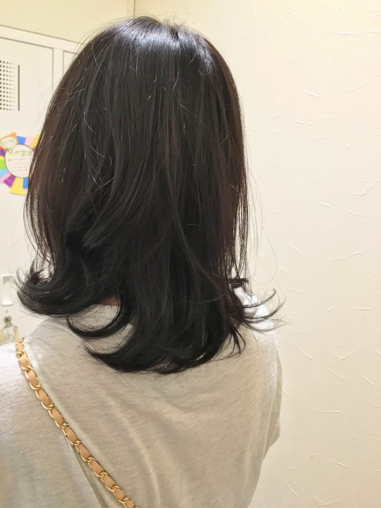 黒髪でもお洒落に、重ふわロブ✂︎💗