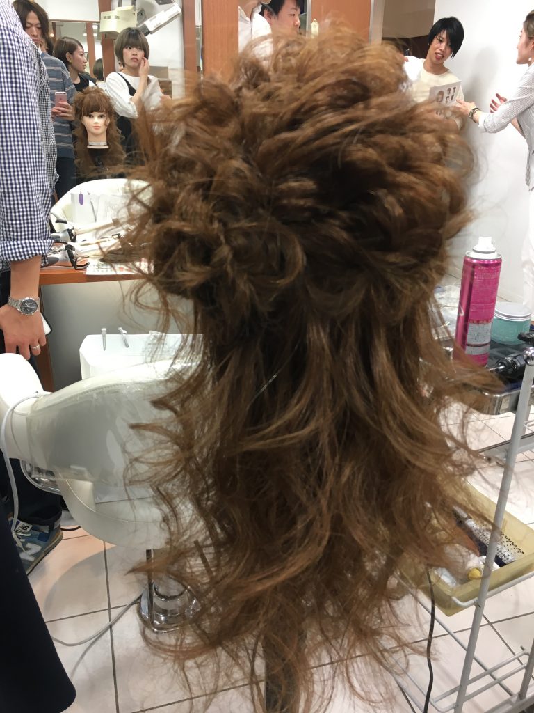 ヘアアレンジ お勉強