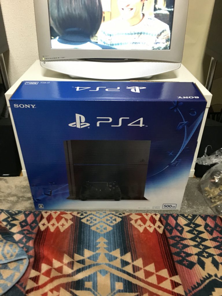 ps4を手に入れました。